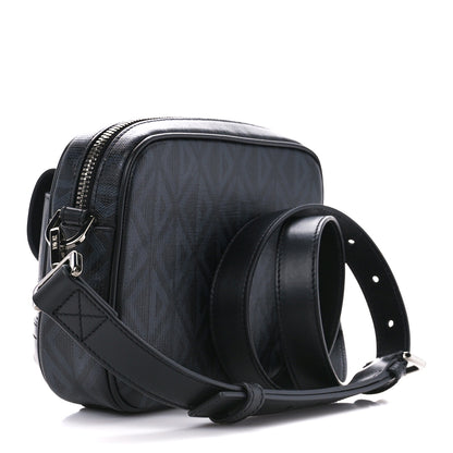 Christian Dior Coated Canvas CD Diamond Hit The Road Messenger Black 3 of 11