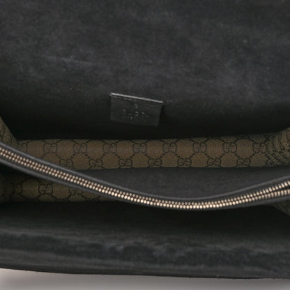 Gucci GG Supreme Monogram Medium Dionysus Shoulder Bag Black 5 of 11