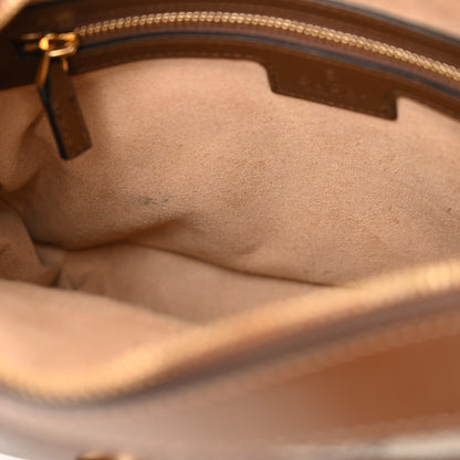 Gucci GG Supreme Monogram Small Horsebit 1955 Shoulder Bag Beige Brown Sugar 12 of 14