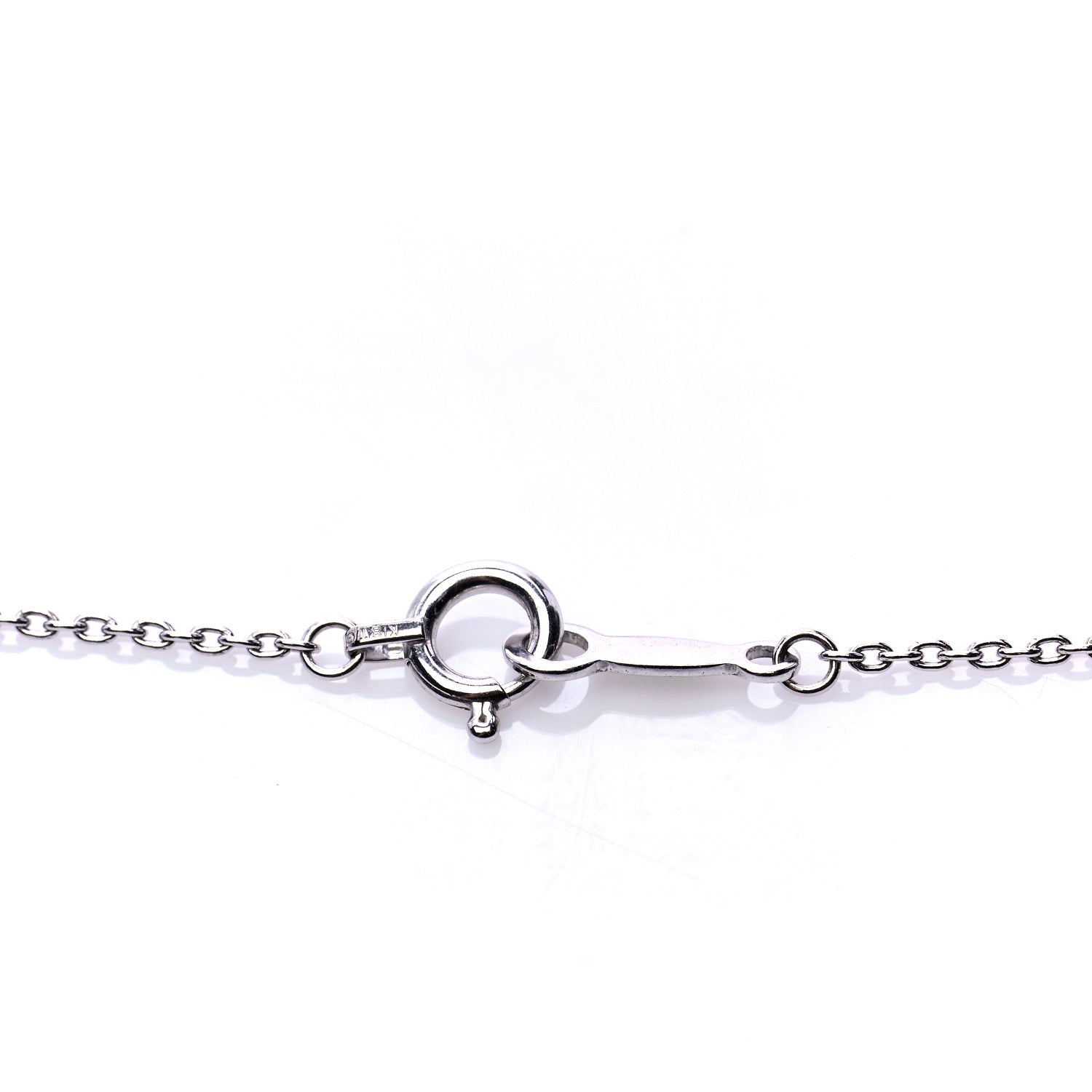 Mikimoto 18K White Gold Diamond Akoya Pearl 7mm Heart Drop Pendant Necklace 5 of 6