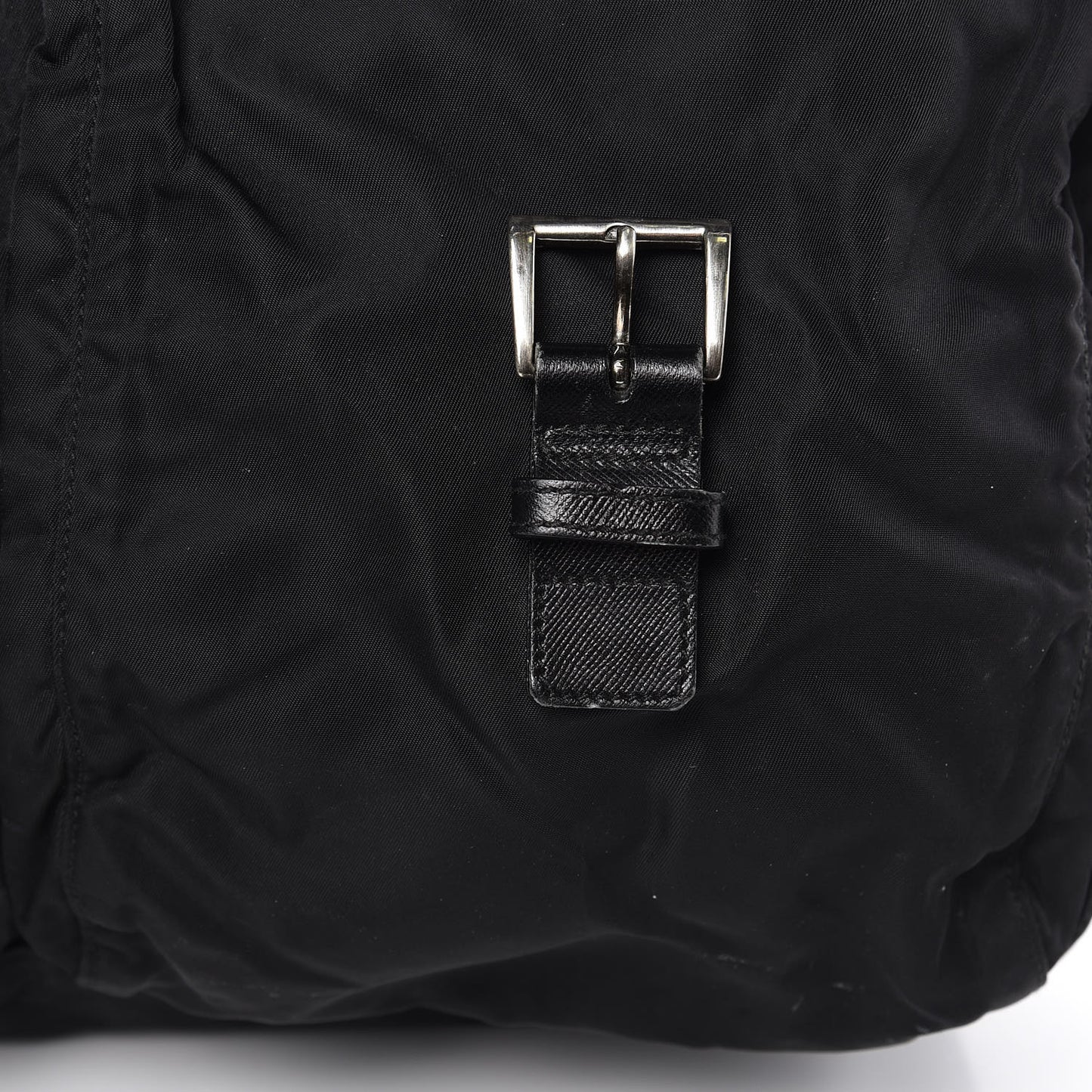 Nylon Vela Messenger Bag Black