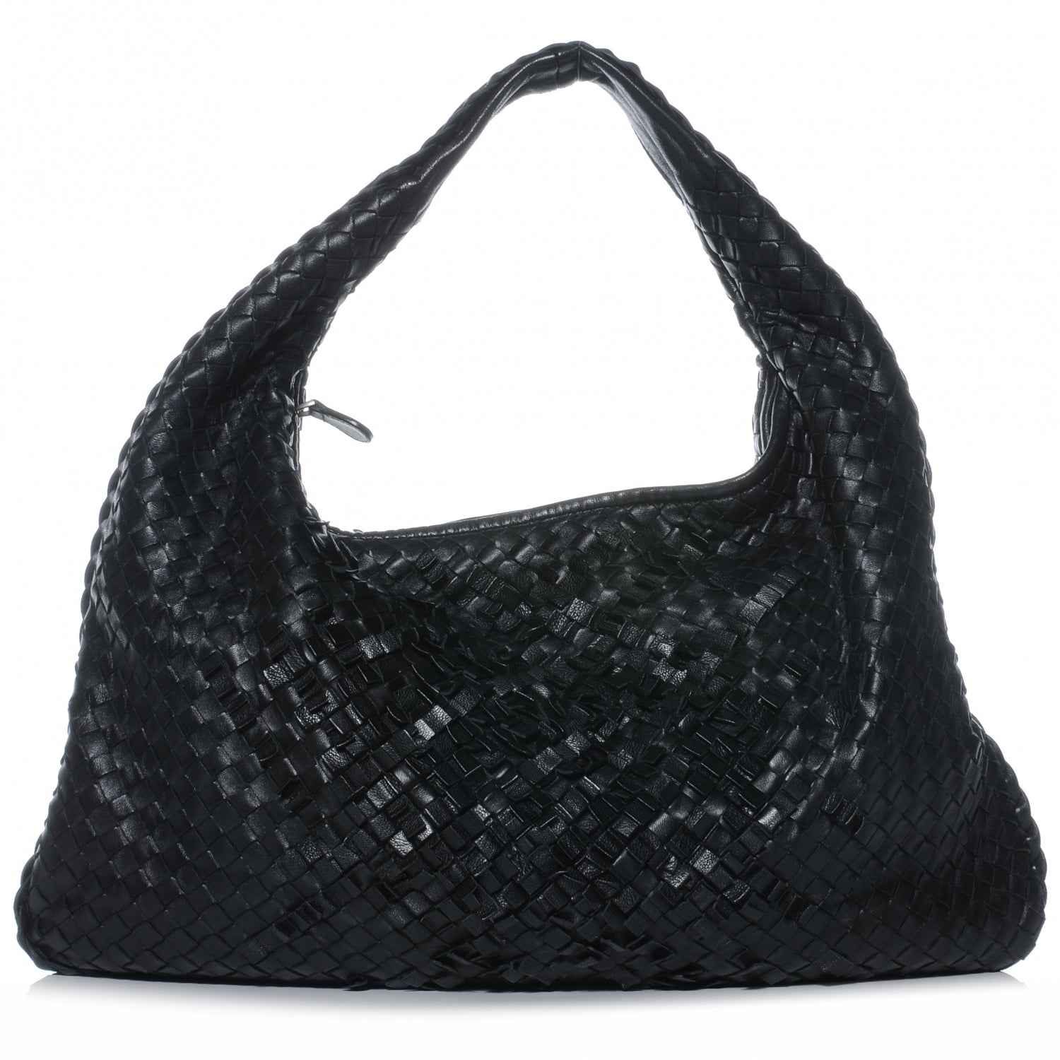 Bottega Veneta Nappa Intrecciato Large Veneta Plisse Hobo Nero Black 1 of 9