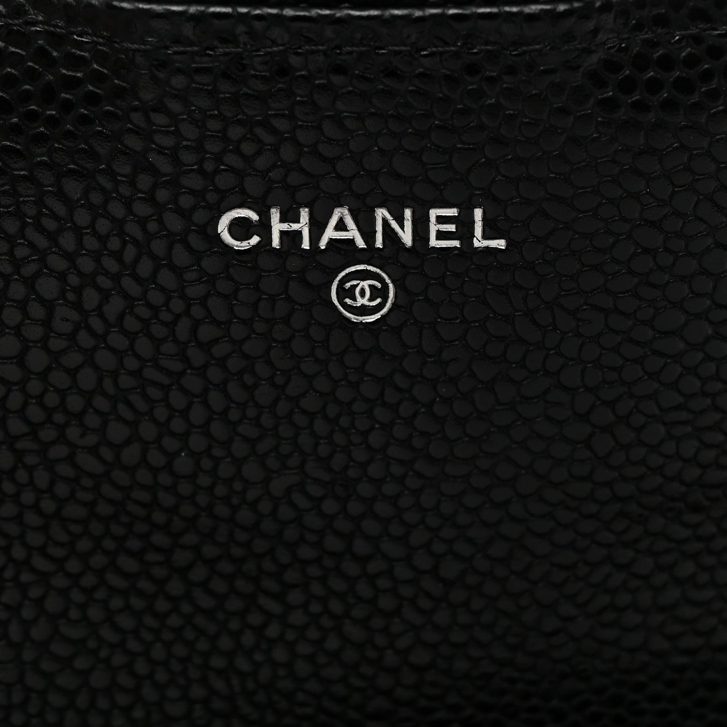 Caviar Quilted Large Gusset Flap Wallet Black