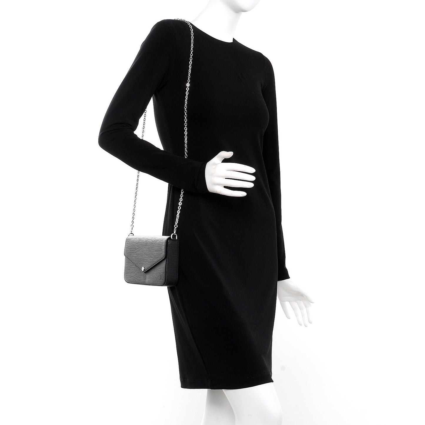 Epi Pochette Felicie Black