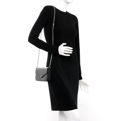 Louis Vuitton Epi Pochette Felicie Black 2 of 8