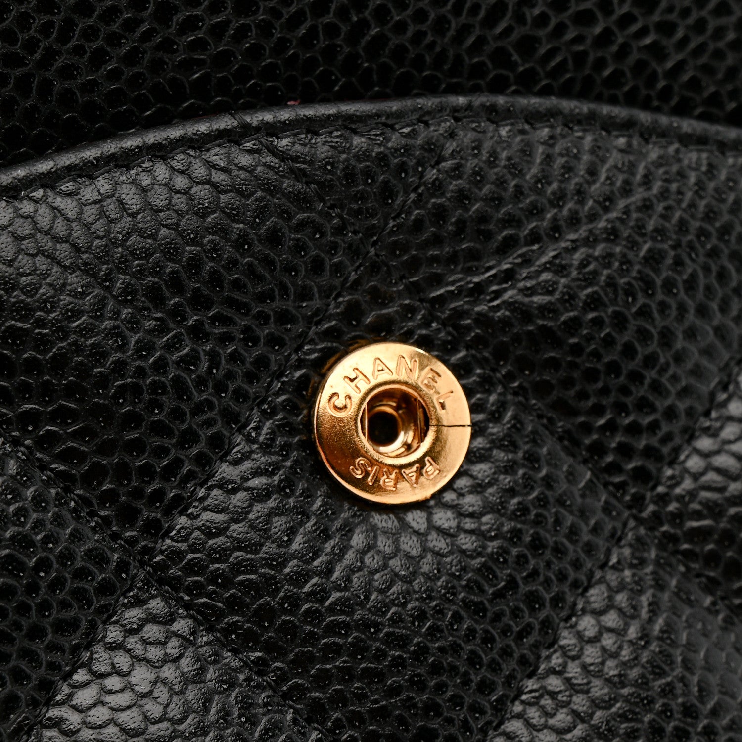 Chanel Caviar Quilted Jumbo Double Flap Black 11 of 12