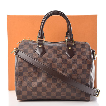 Louis Vuitton Damier Ebene Speedy Bandouliere 25 8 of 8