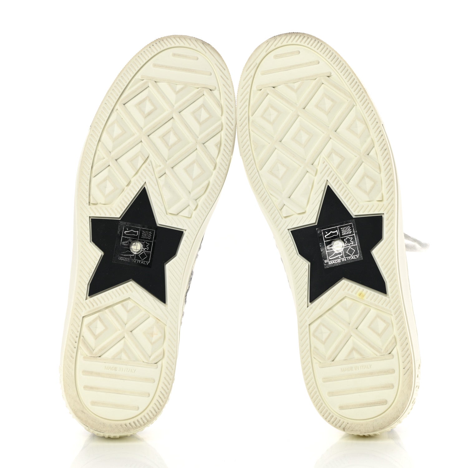 Christian Dior Canvas Oblique Walk'N'Dior Low Top Sneakers 38 Grey Stone 5 of 11