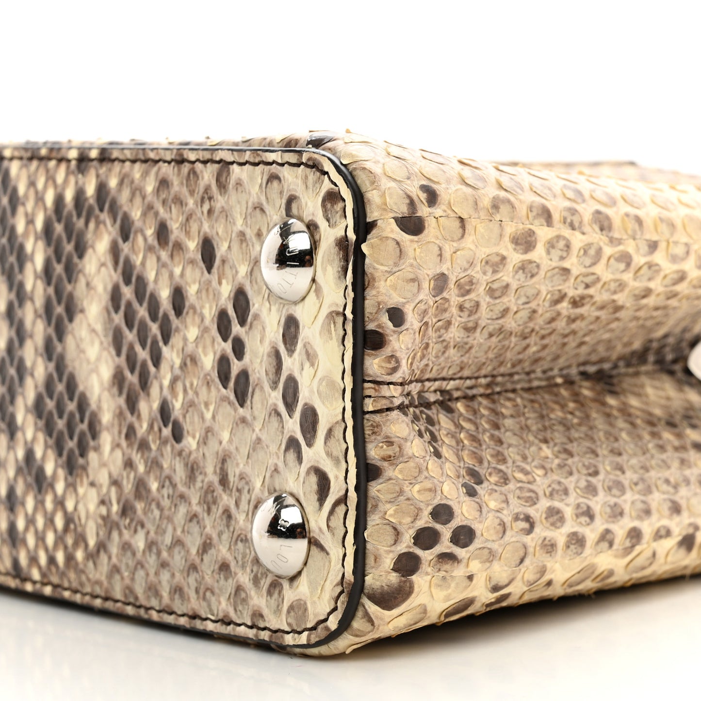 Snakeskin Capucines BB Naturel