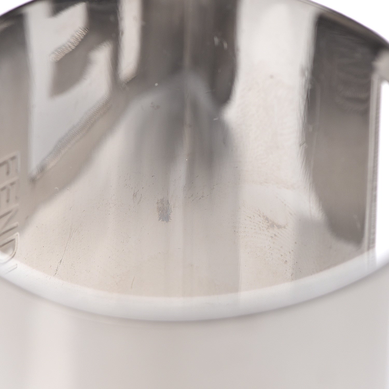 Fendi Metal FF Cuff Bracelet Silver 4 of 4