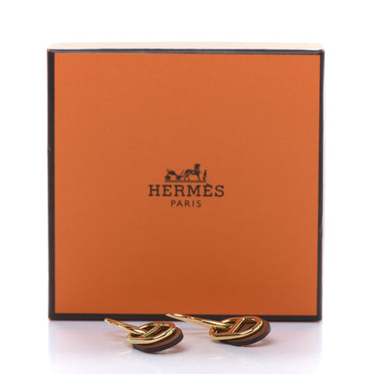 Hermes Swift O'Maillon Earrings Gold 6 of 6