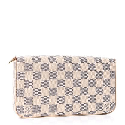 Louis Vuitton Damier Azur Pochette Felicie Chain Wallet Rose Ballerine 3 of 7