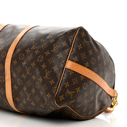 Louis Vuitton Monogram Keepall Bandouliere 55 10 of 16