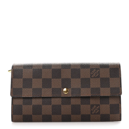 Louis Vuitton Damier Ebene Sarah Wallet 1 of 9