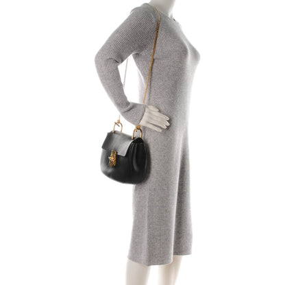 Chloe Grained Lambskin Drew Shoulder Bag Black 2 of 7