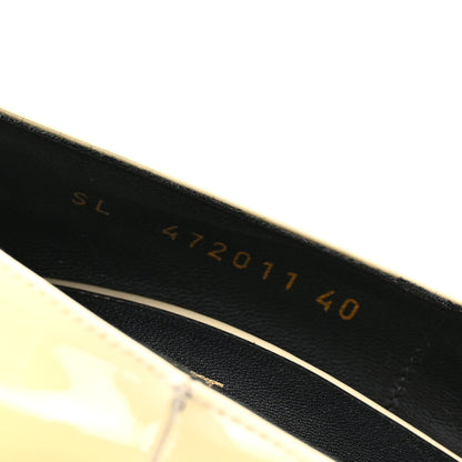 Saint Laurent Patent Opyum 110 Pumps 40 Lemon 9 of 9