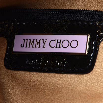 Jimmy Choo Patent Zebra Print Sky Hobo Black 6 of 8
