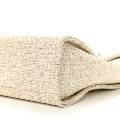 Chanel Lurex Boucle Mini Deauville Tote White 10 of 10