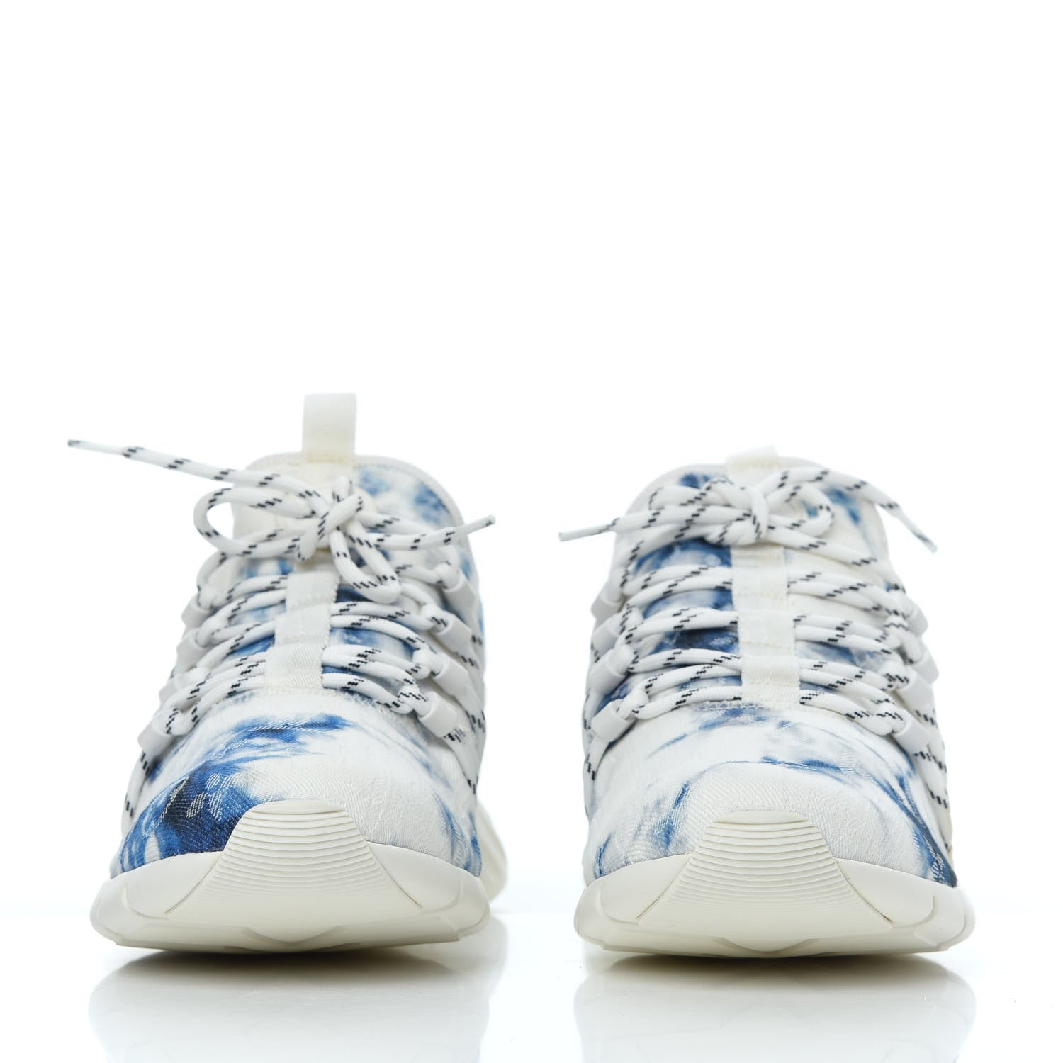 Louis Vuitton Denim Rubber Monogram Fastlane Low Sneakers 8 Marine 2 of 10