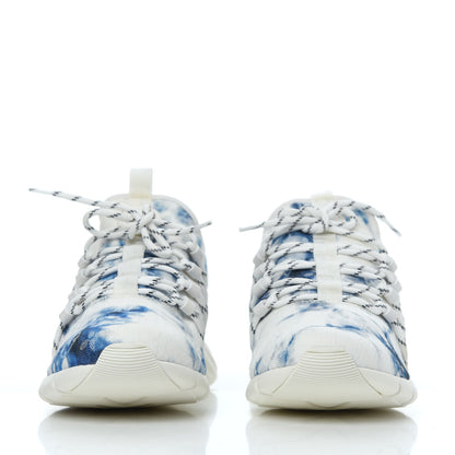 Louis Vuitton Denim Rubber Monogram Fastlane Low Sneakers 8 Marine 2 of 10