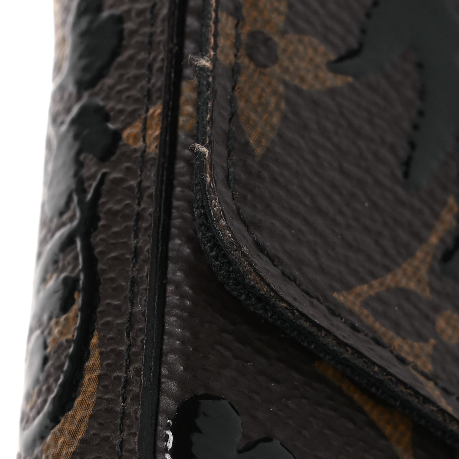 Louis Vuitton Monogram Blossom Pochette Felicie Chain Wallet Black 13 of 14