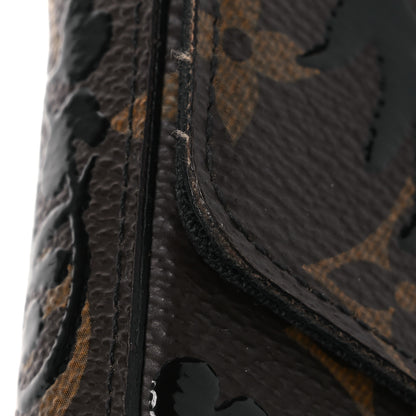 Louis Vuitton Monogram Blossom Pochette Felicie Chain Wallet Black 13 of 14