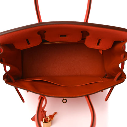 Hermes Togo Birkin 30 Feu 5 of 8
