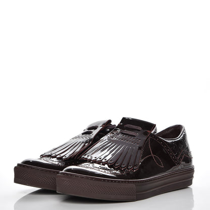 Louis Vuitton Patent Calfskin Sneaker 37.5 Amarante 3 of 8