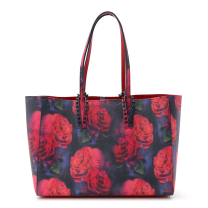 Christian Louboutin Calfskin Soft Roses Small Cabata Tote Multicolor 1 of 11