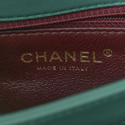 Chanel Lambskin Quilted Small Trendy CC Flap Dual Handle Bag Light Green 6 of 10