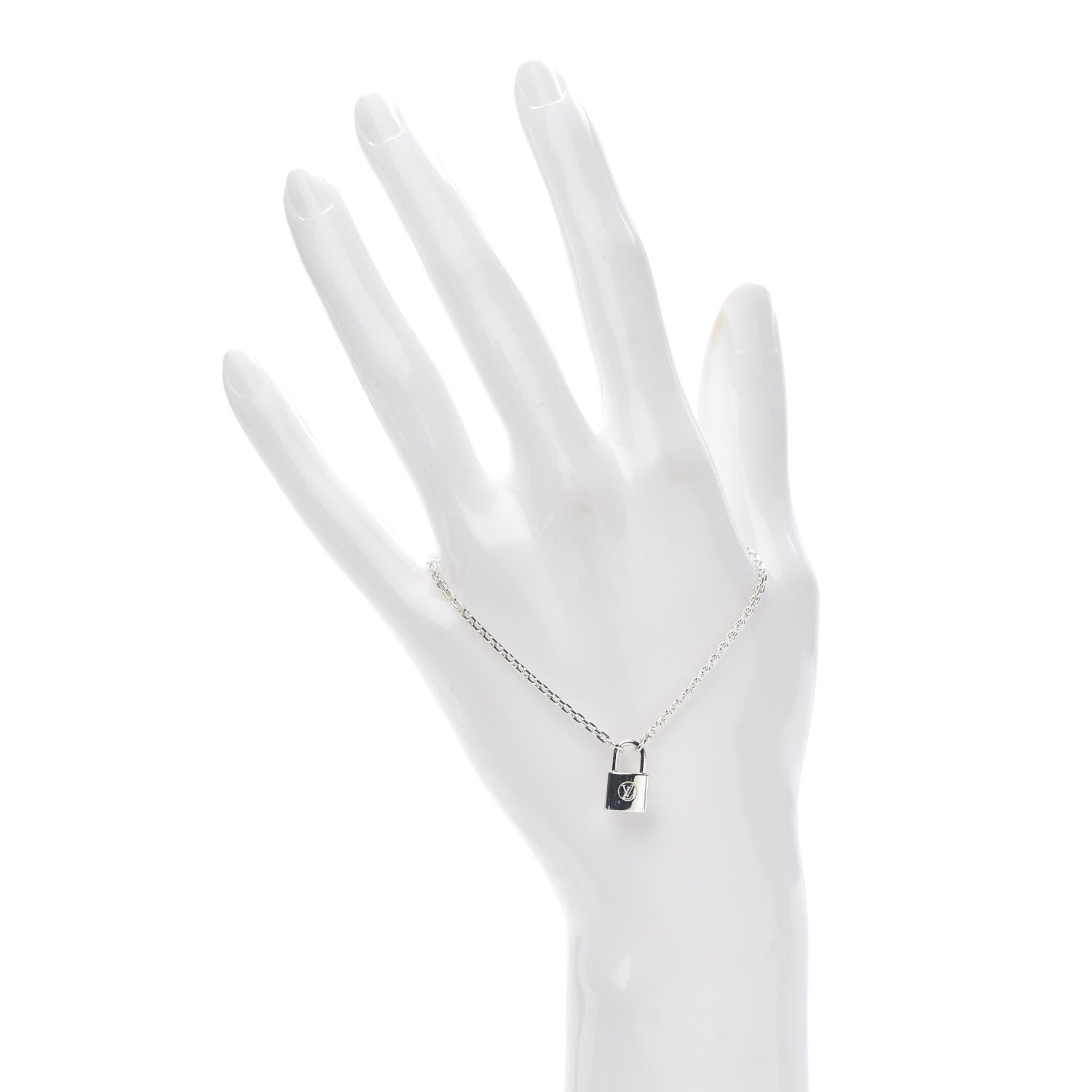Louis Vuitton Sterling Silver Lockit Bracelet 2 of 4