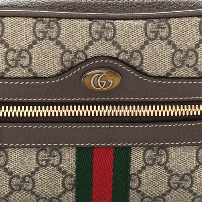 Gucci GG Supreme Monogram Web Small Ophidia Belt Bag 85 34 Dark Brown 8 of 10