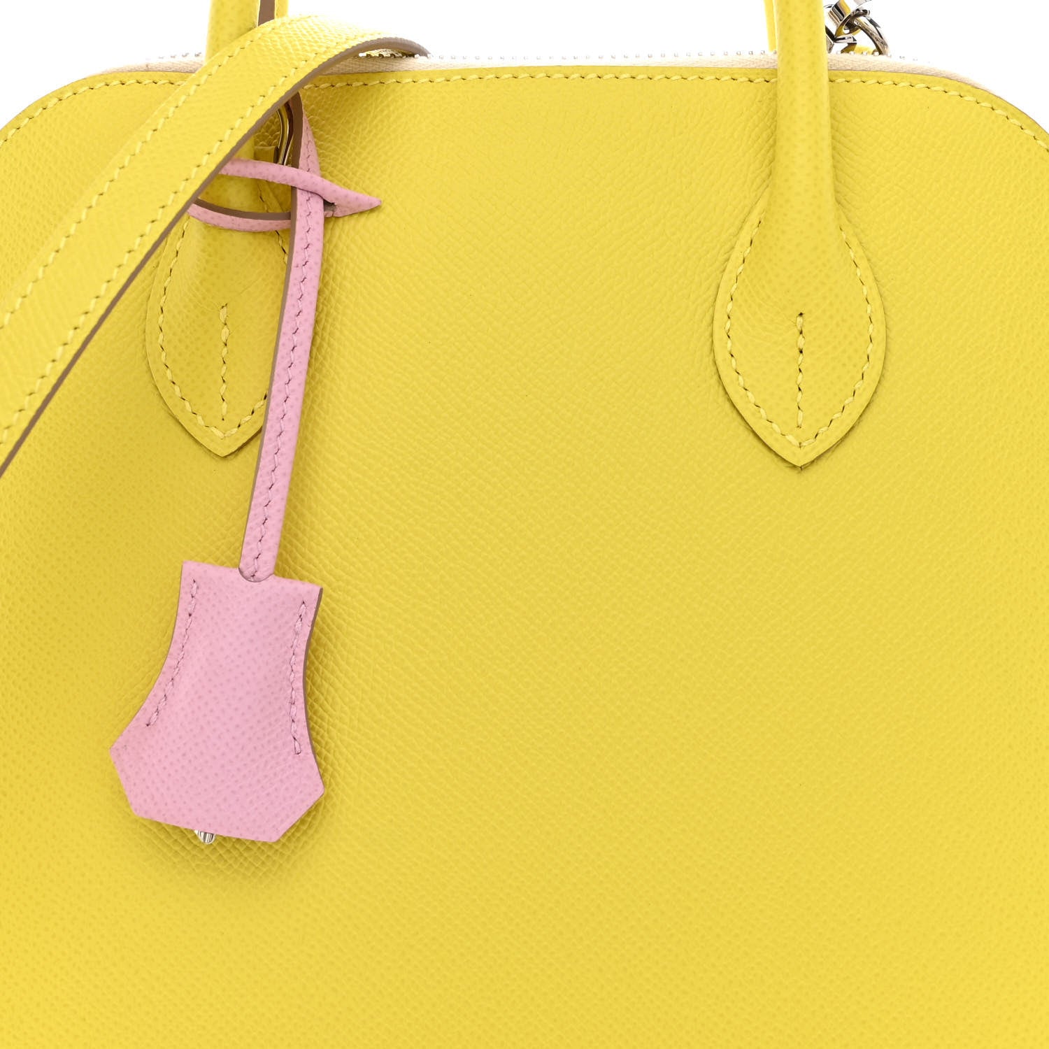 Hermes Epsom Tri-Color 1923 Bolide 25 Lime Mauve Sylvestre Nata 8 of 12