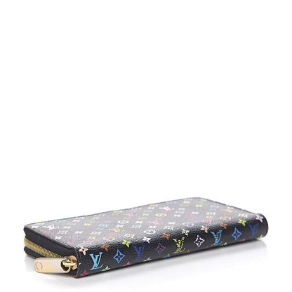 Louis Vuitton Monogram Multicolor Zippy Wallet Black Grenade 4 of 7
