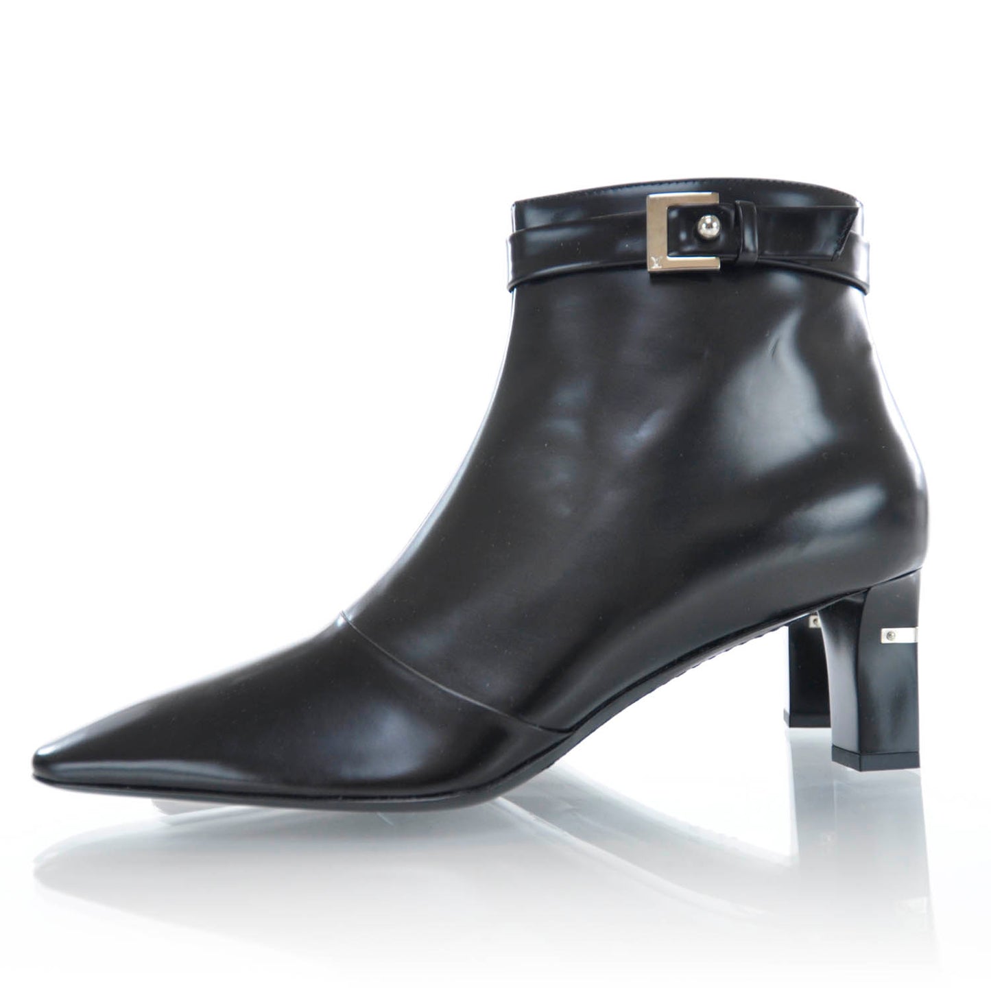 Veau Glace Ankle Boots 38.5 Black