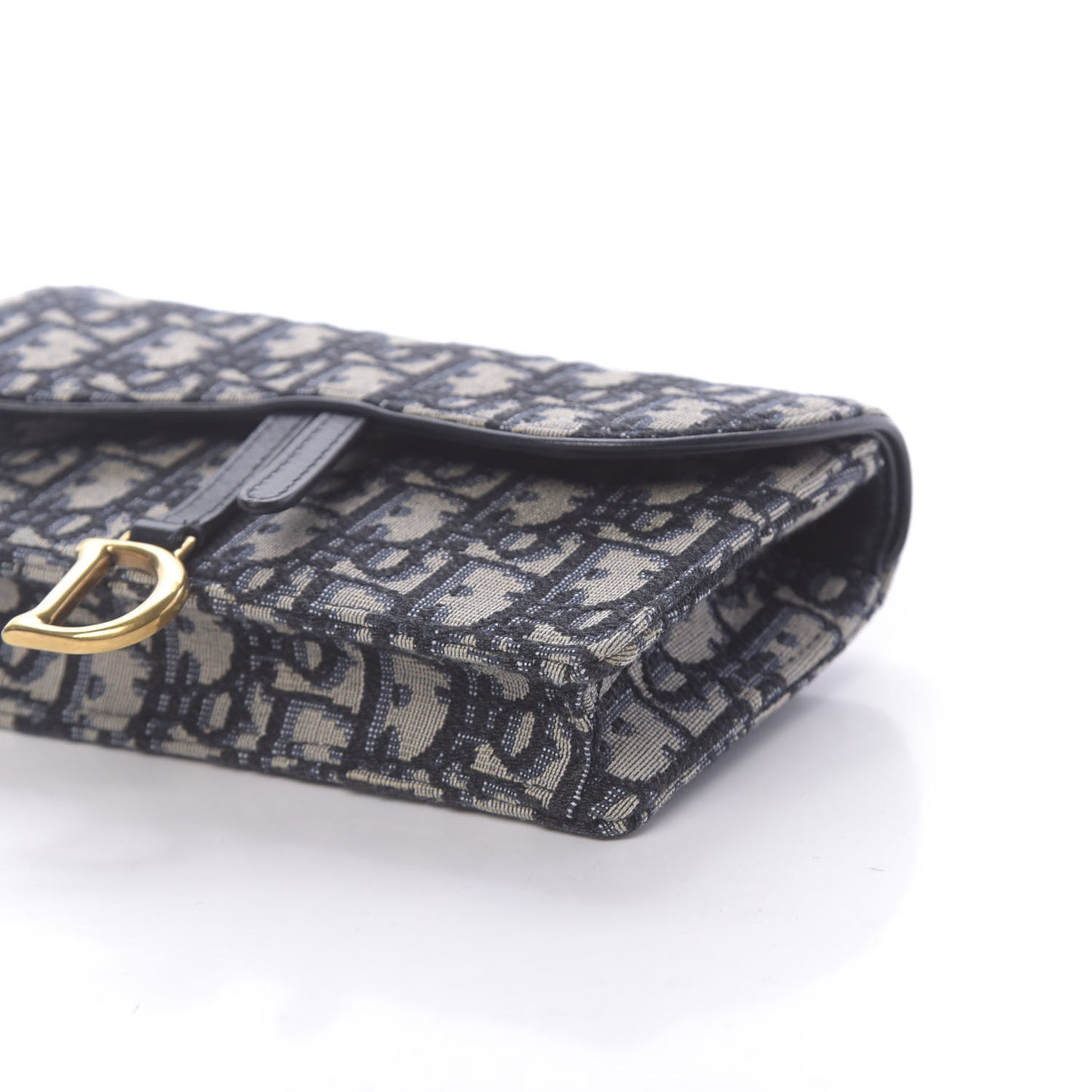 Oblique Saddle Belt Bag Blue