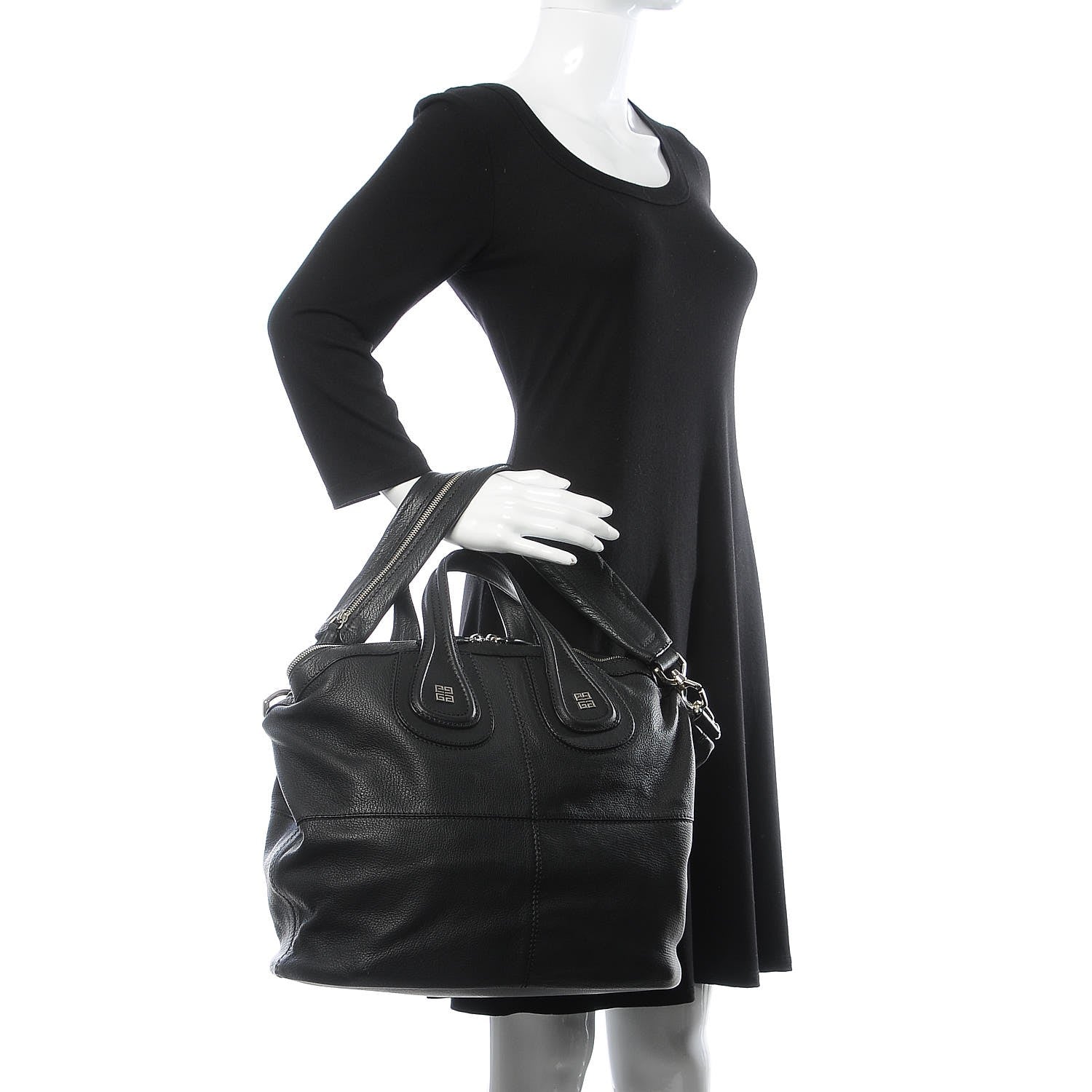 Givenchy Sugar Goatskin Medium Nightingale Black 2 of 9