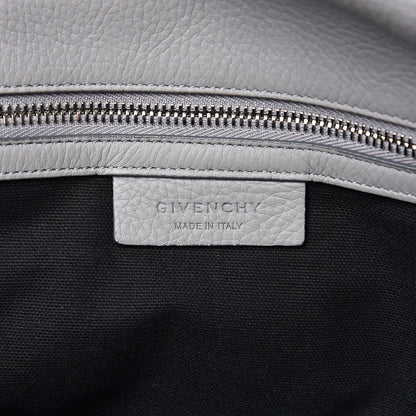Givenchy Grained Calfskin Medium Pandora Pure Flap Bag Pearl Grey 6 of 14