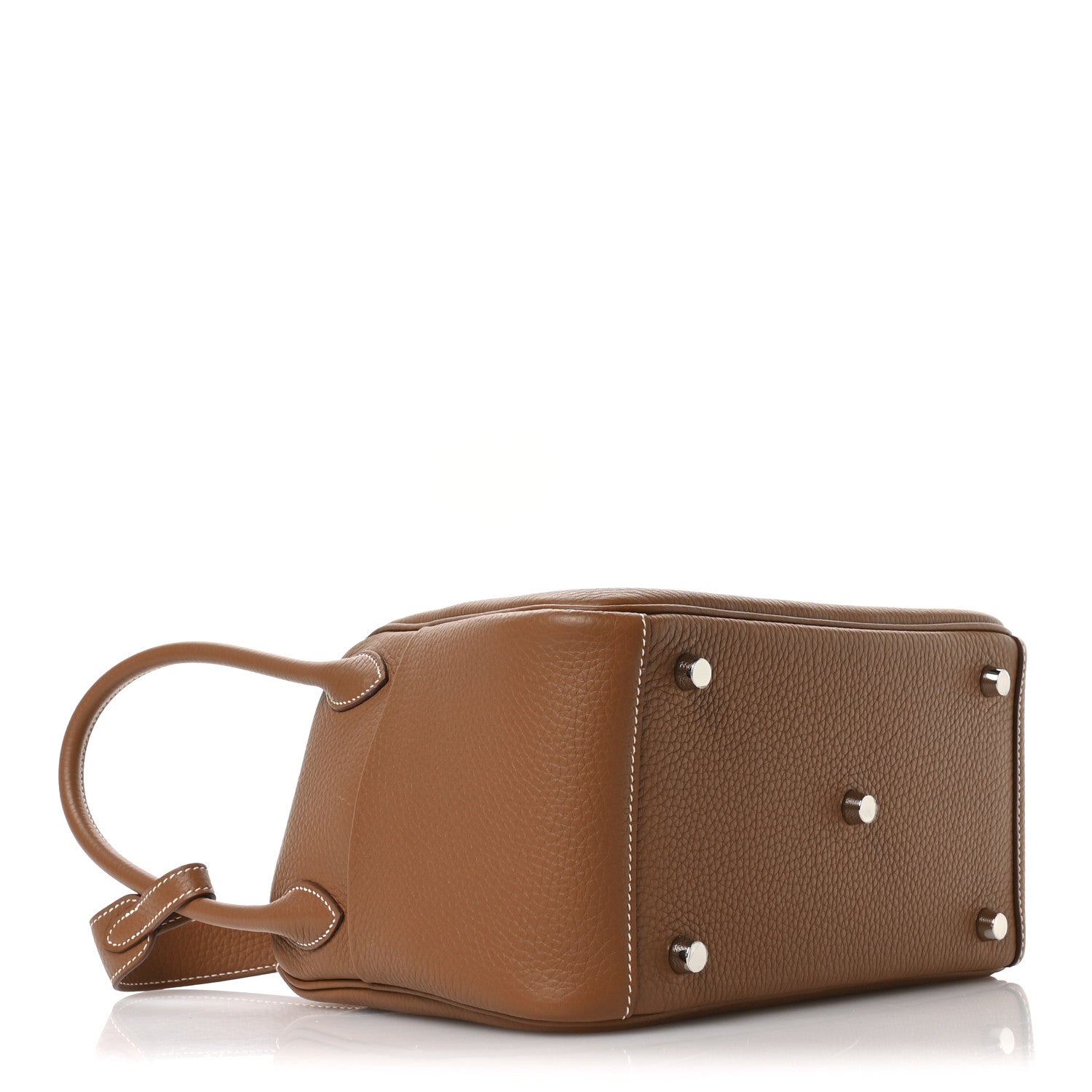 Hermes Taurillon Clemence Lindy 26 Gold 7 of 21