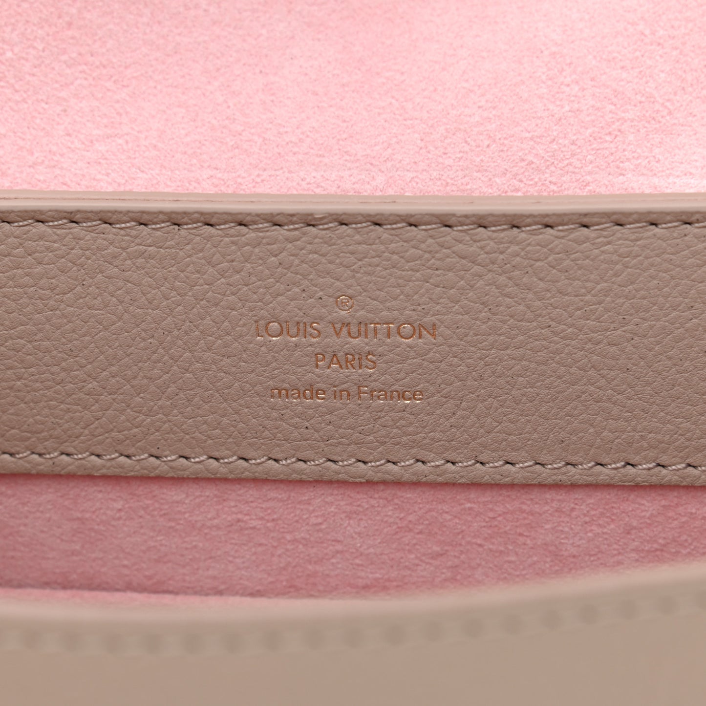 Soft Calfskin Mini Lockme Ever Greige