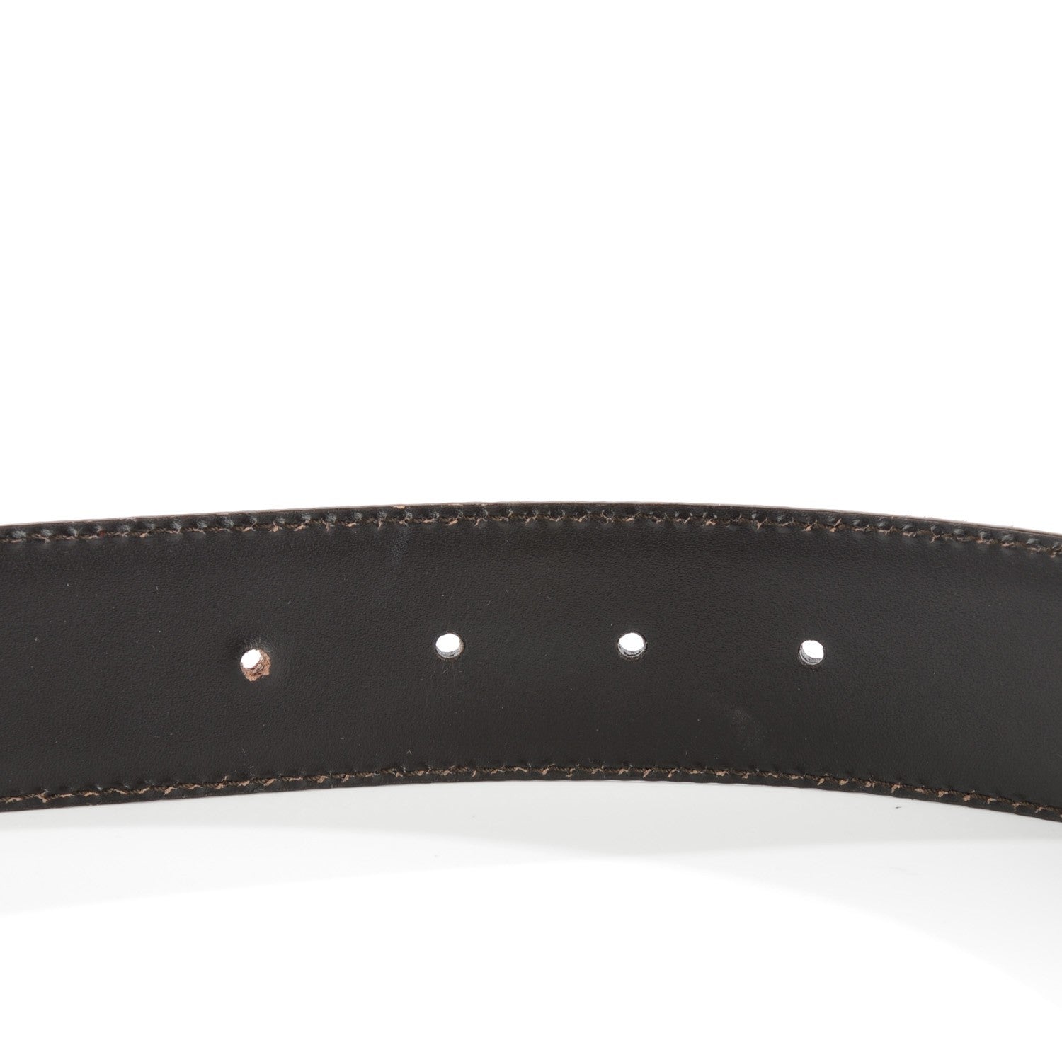Gucci Guccissima Interlocking G Belt 90 36 Dark Brown 6 of 6