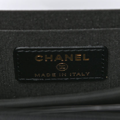 Chanel Calfskin Quilted Mini Maxi Pearls Wallet On Chain WOC Black 5 of 8