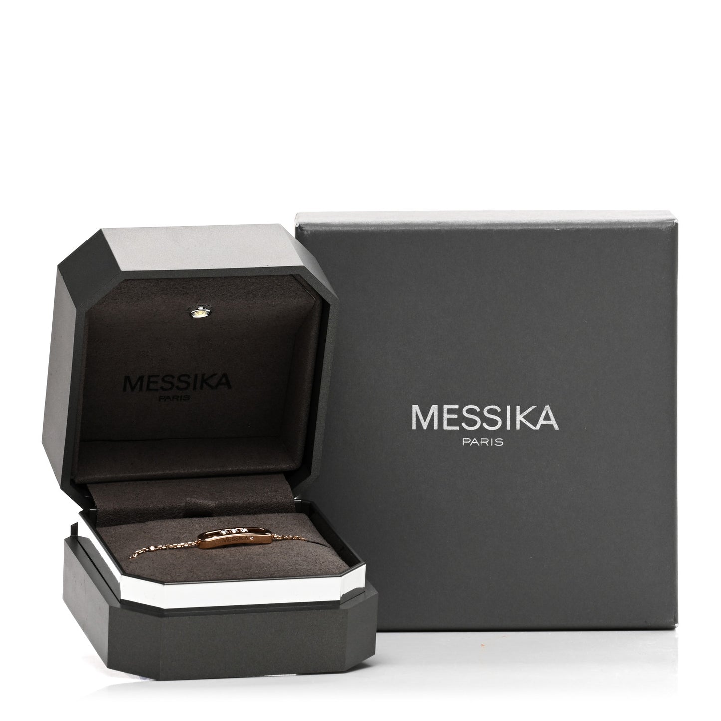18K Rose Gold Diamond Baby Move Bracelet