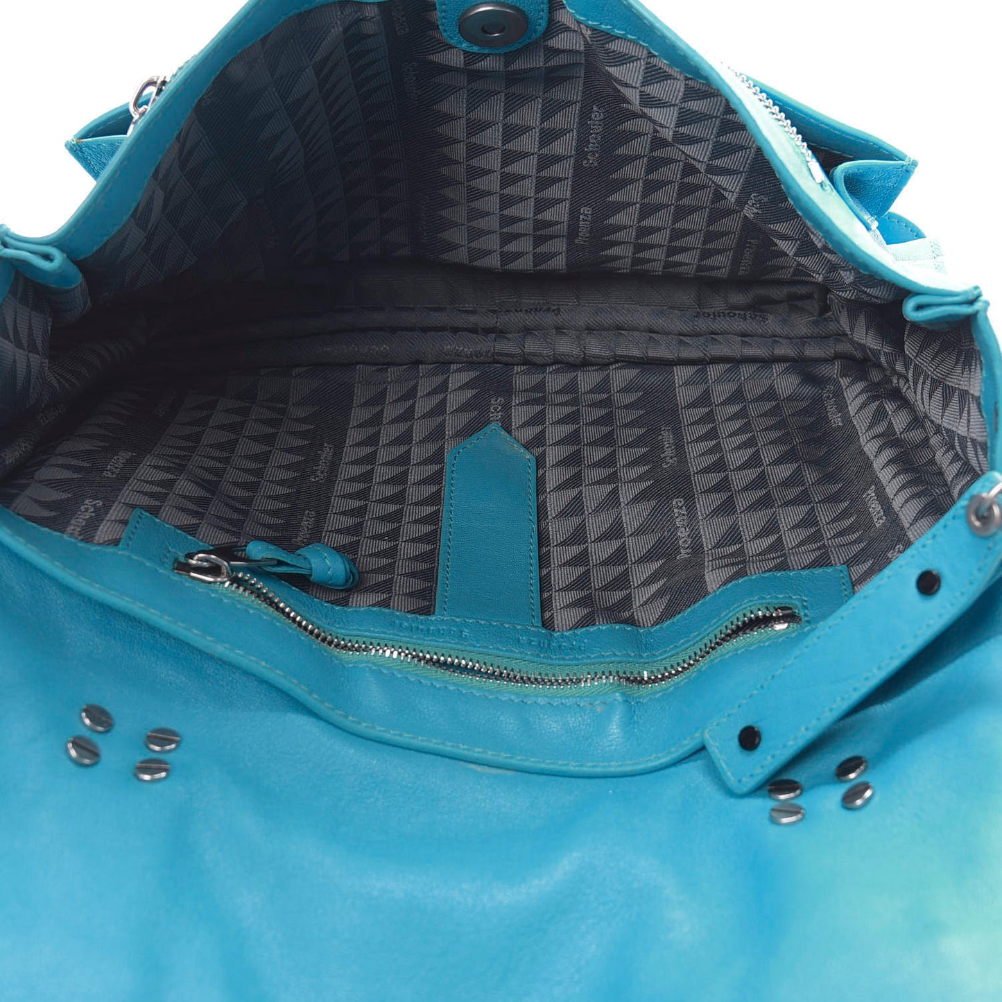Lambskin Medium PS1 Satchel Turquoise