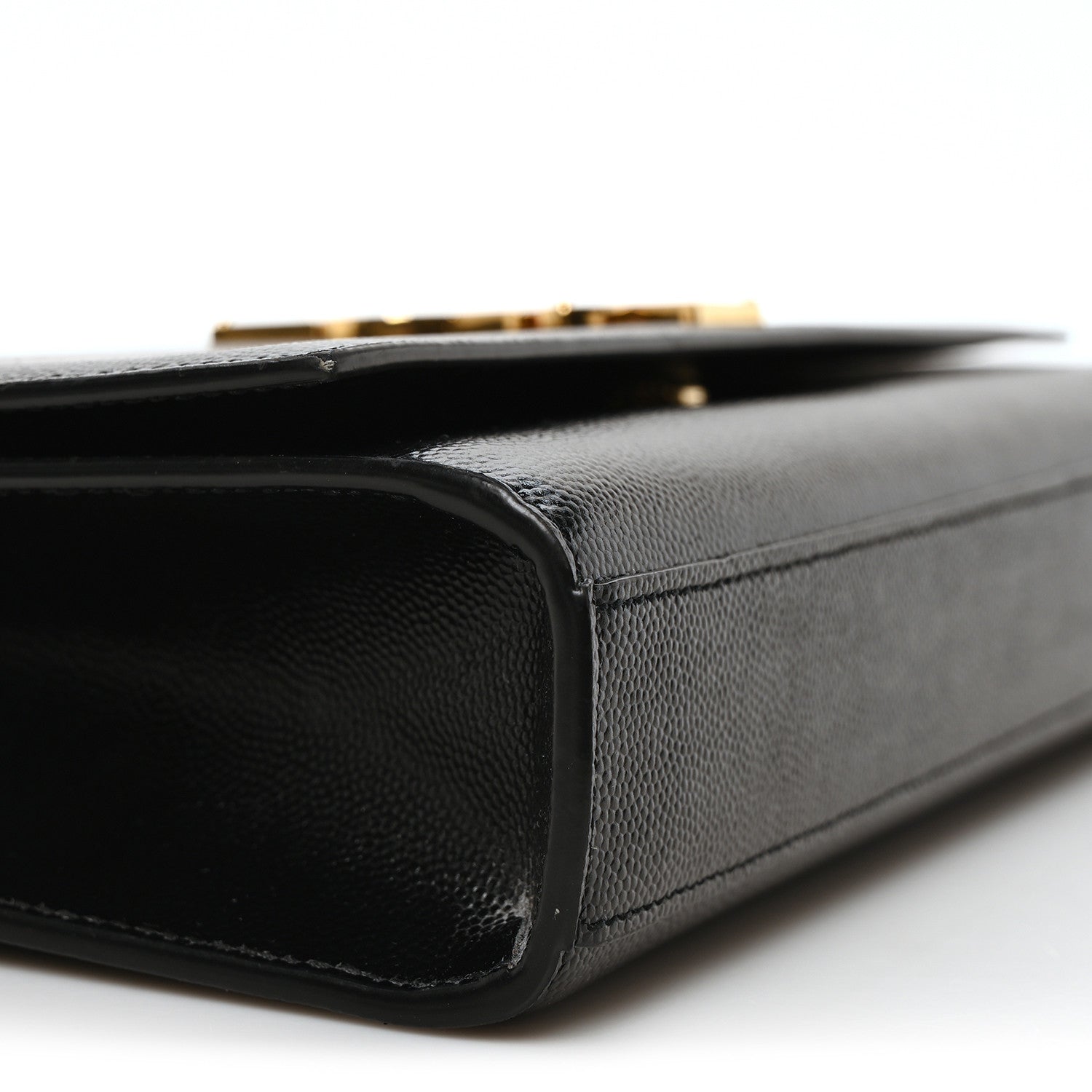 Saint Laurent Grain De Poudre Medium Classic Monogram Kate Satchel Black 9 of 10