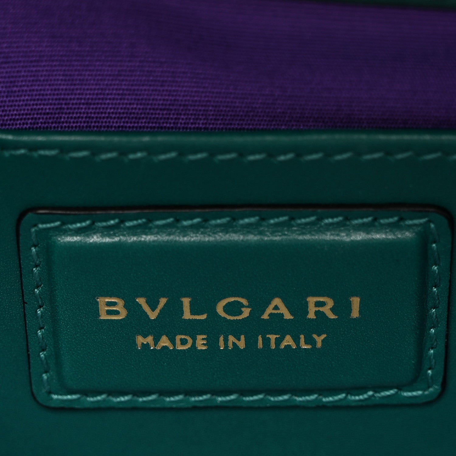Bulgari Calfskin Serpenti Forever Flap Clutch Emerald Green 6 of 10