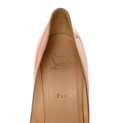 Christian Louboutin Patent Pigalle Follies 100 Pumps 41 Nude 7 of 7