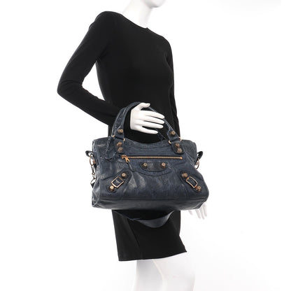 Balenciaga Agneau Giant 21 Rose Gold Hardware City Dark Night 3 of 10