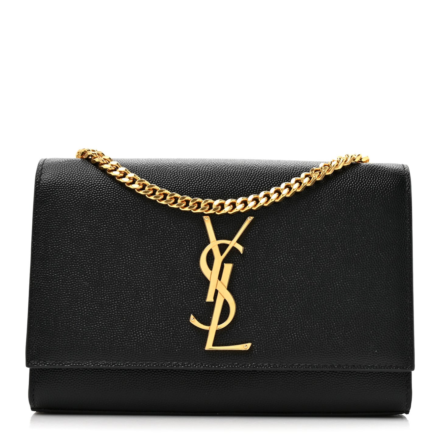 Grain De Poudre Small Monogram Kate Satchel Black