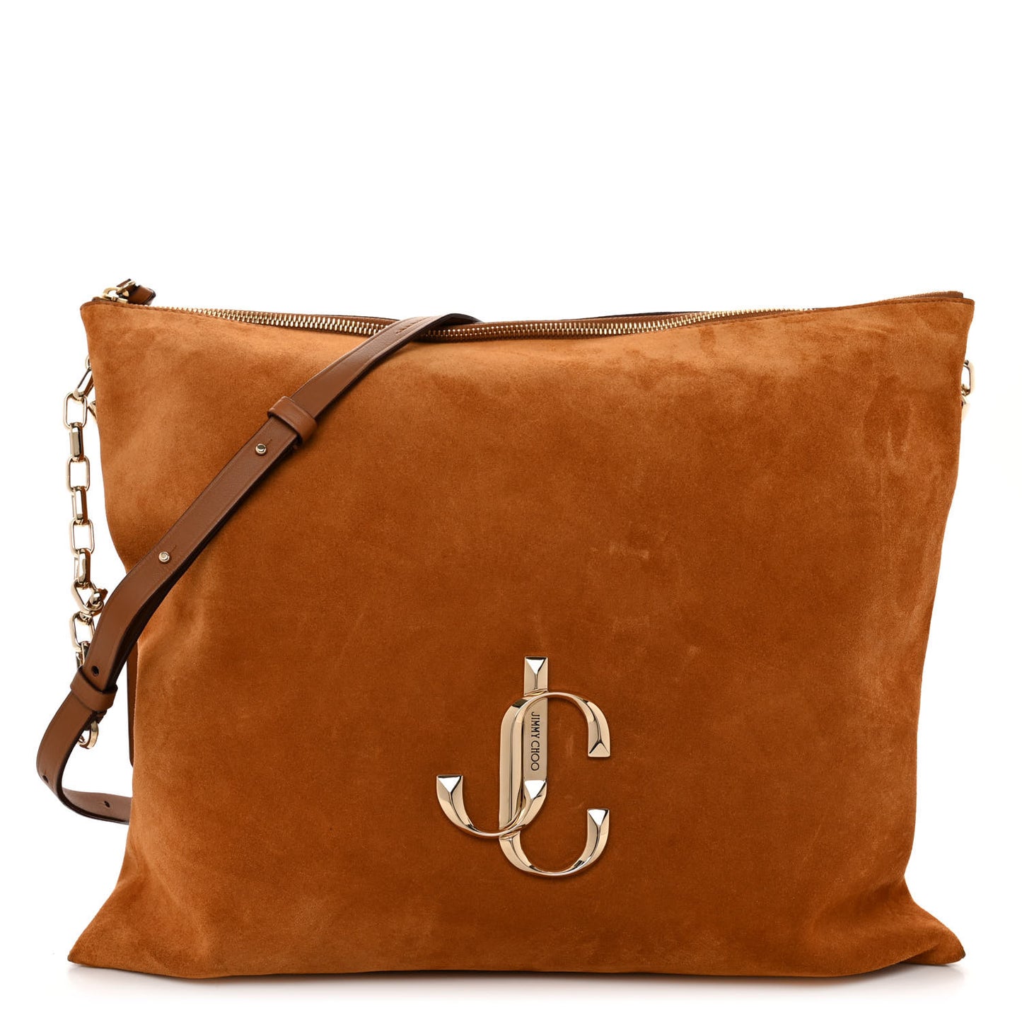 Suede Varenne Shoulder Bag Cuoio